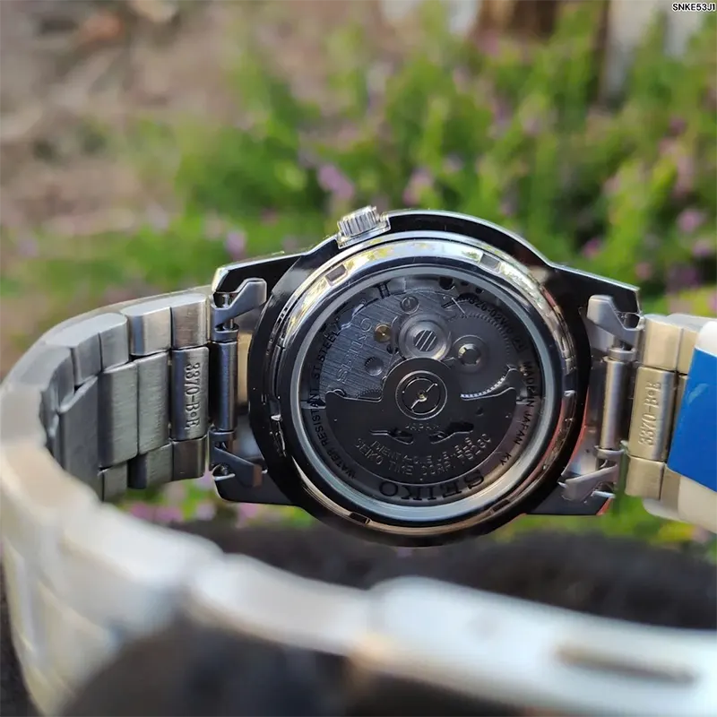 Seiko 5 Automatic Black Dial Men's Watch- SNKE53J1